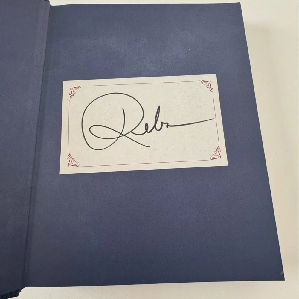 Amazon Reba McEntire Autographed Not That Fancy Cookbook